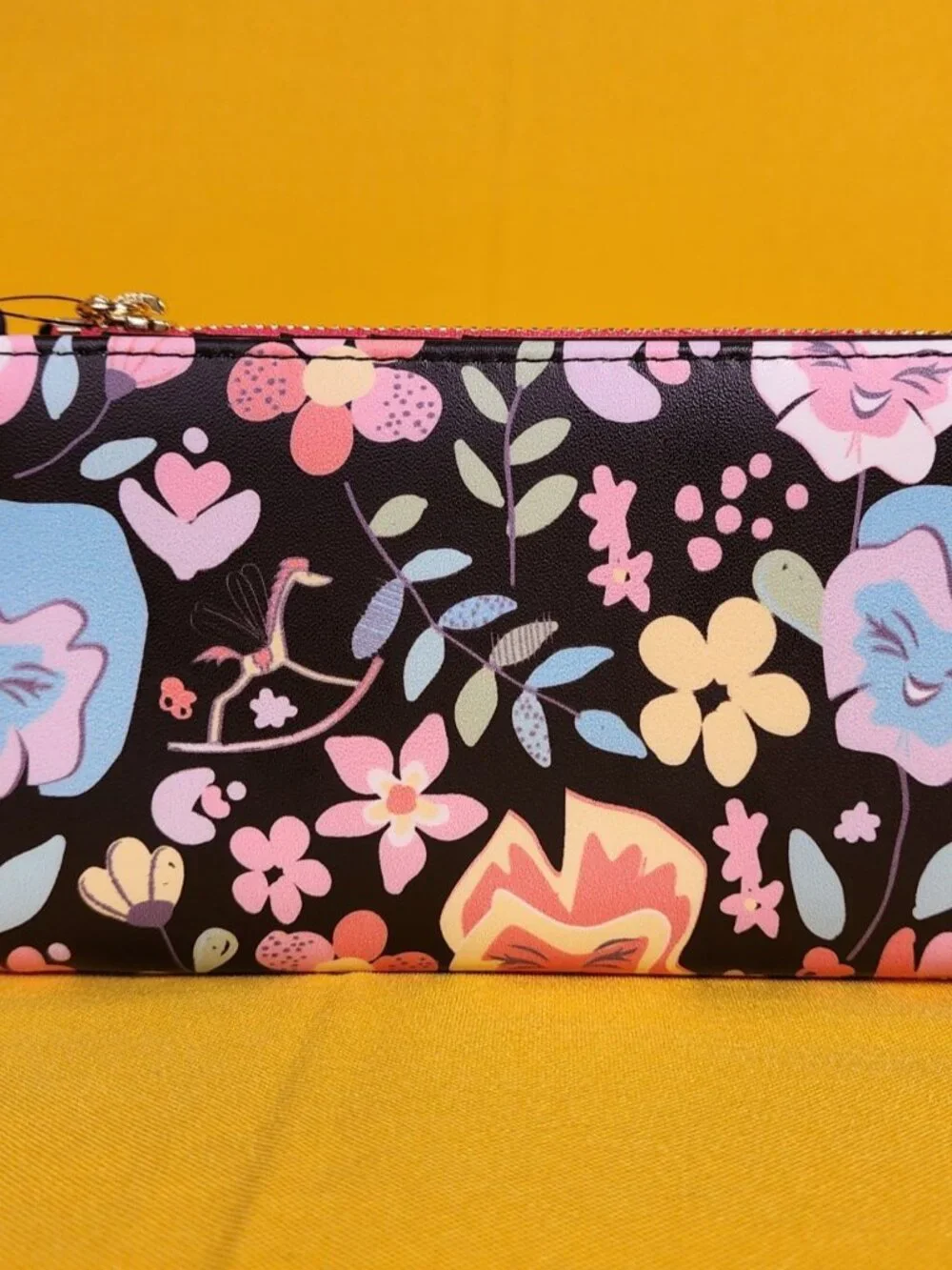 Loungefly Disney Alice in Wonderland Floral Wildflower Butterfly Flap Wallet NEW